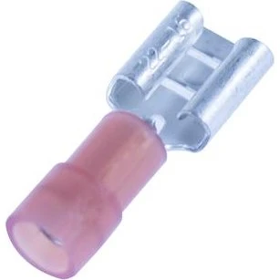 Spademuffe Halviso Rød 6,3x0,8 mm