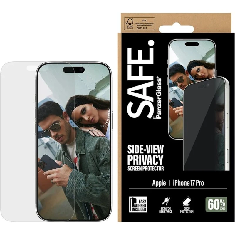 PanzerGlass SAFE. Privacy Skærmbeskytter til iPhone 17 Pro