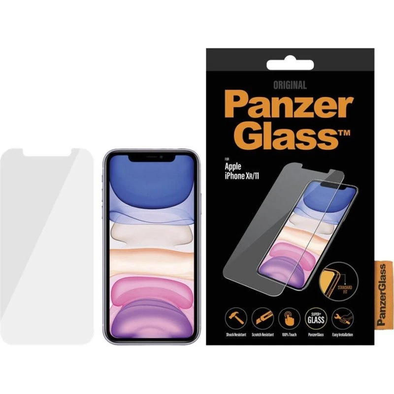 PanzerGlass Original Skærmbeskytter til iPhone 11 & XR - Krystalklar