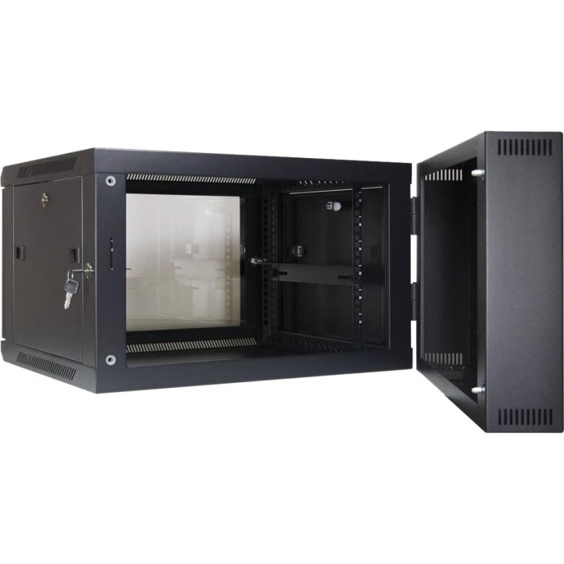Inter-Tech SMB-6606 6U 19" Vægmonterbart Kabinet - Sort