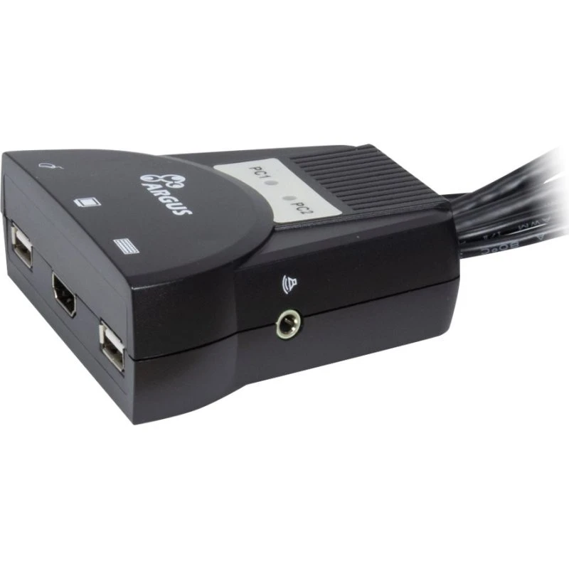 Argus KVM-LS-21HA 2-Port HDMI KVM & Audio-switch