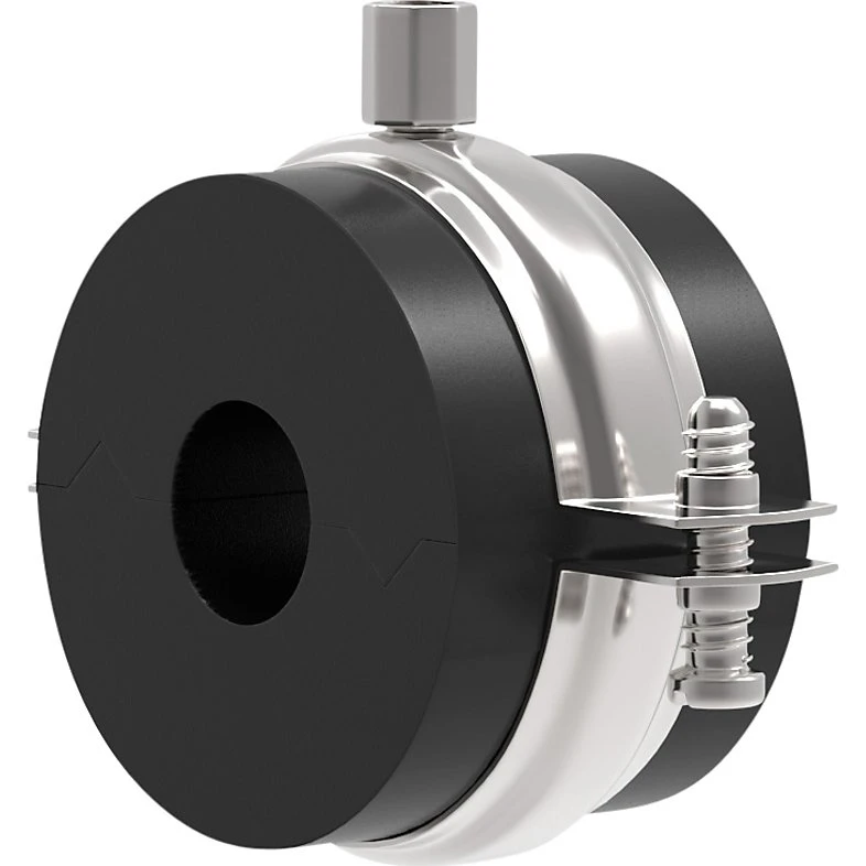 Isoglobal Rørbærer RF 64 x 25 mm inkl. Galv. bøjle til køl