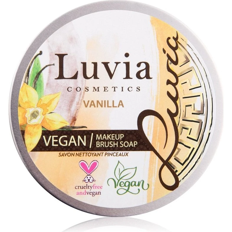 Luvia Cosmetics Vaniljeduftende Rensesæbe til Make-up Pensler 100g