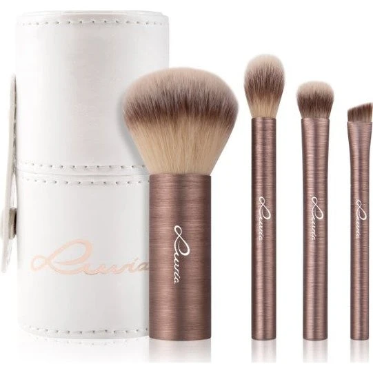 Luvia Cosmetics Prime Vegansk mini rejsebørstesæt 4 stk