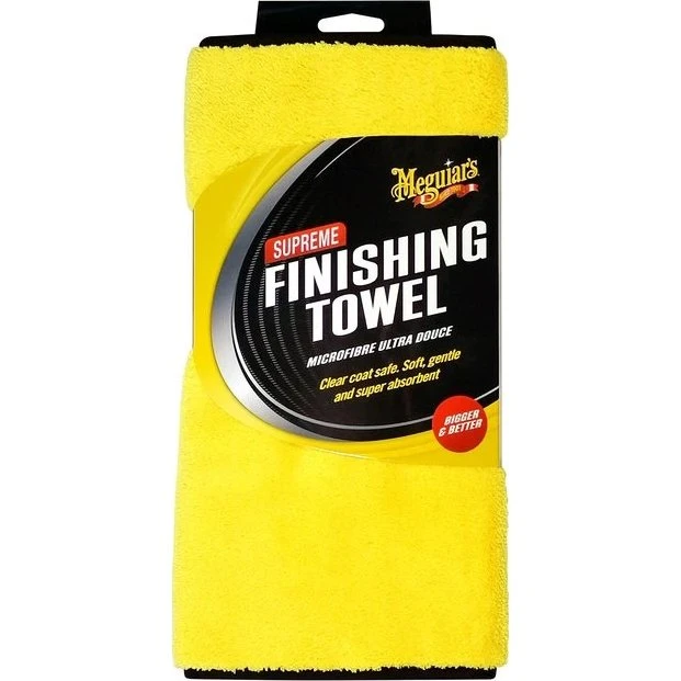 Meguiar's Supreme Finish Mikrofiberklud - 30x50 cm - Gul