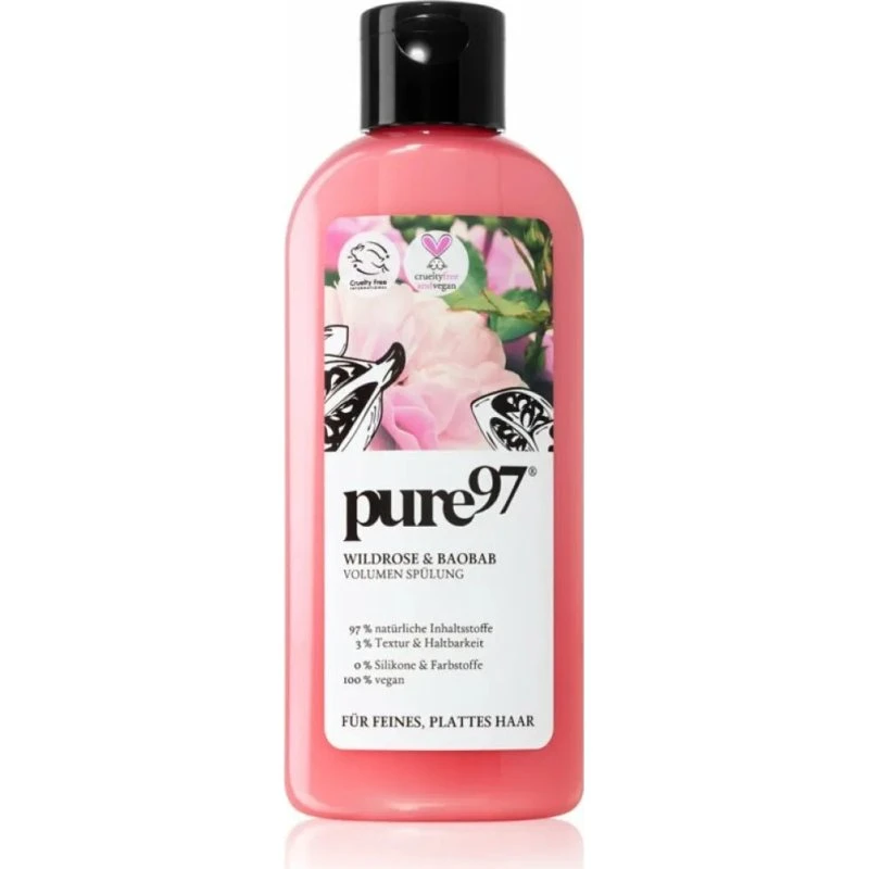 Pure97 Rose & Baobab Volumizing Hair Shampoo 200 ml