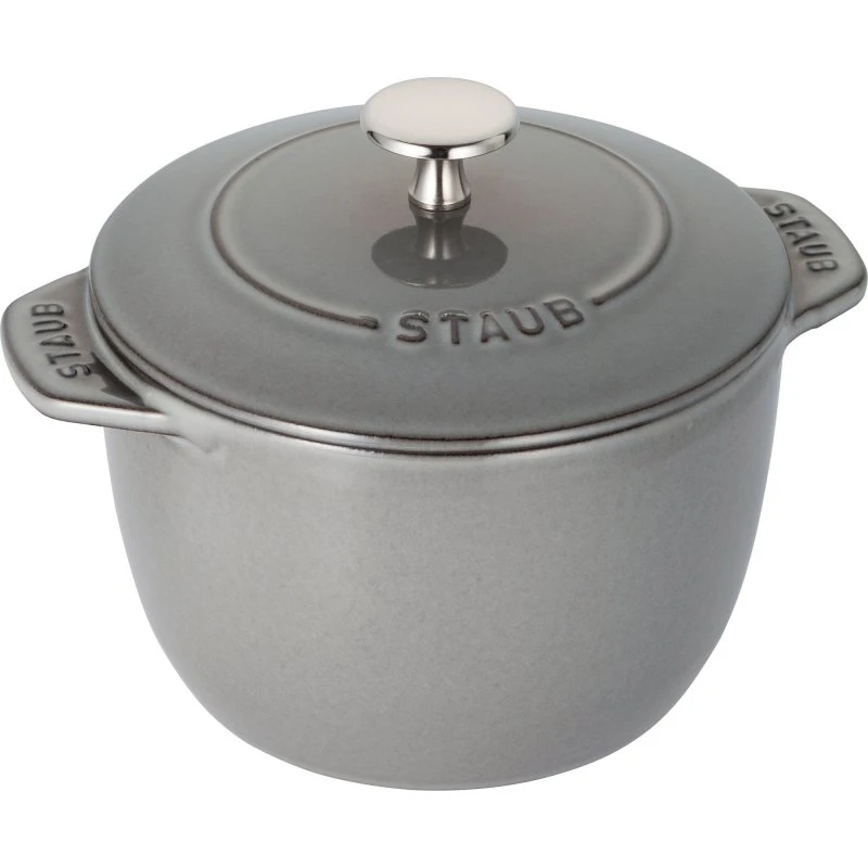 Staub La Cocotte risgryde i støbejern 16 cm, 1,75L, grafitgrå
