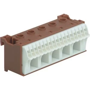 Hager Faseklemme 17+5 (1,54q + 1,525q) Brun