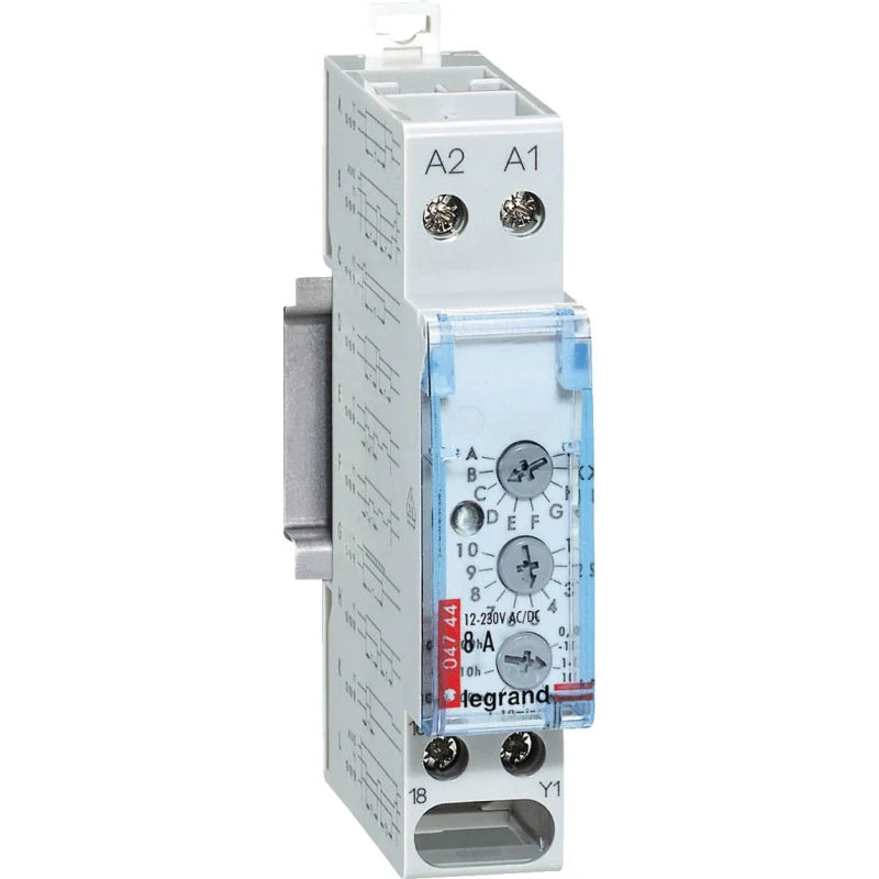 Legrand Tidsrelæ multifunktion 0,1s-10t 12V-230V AC/DC