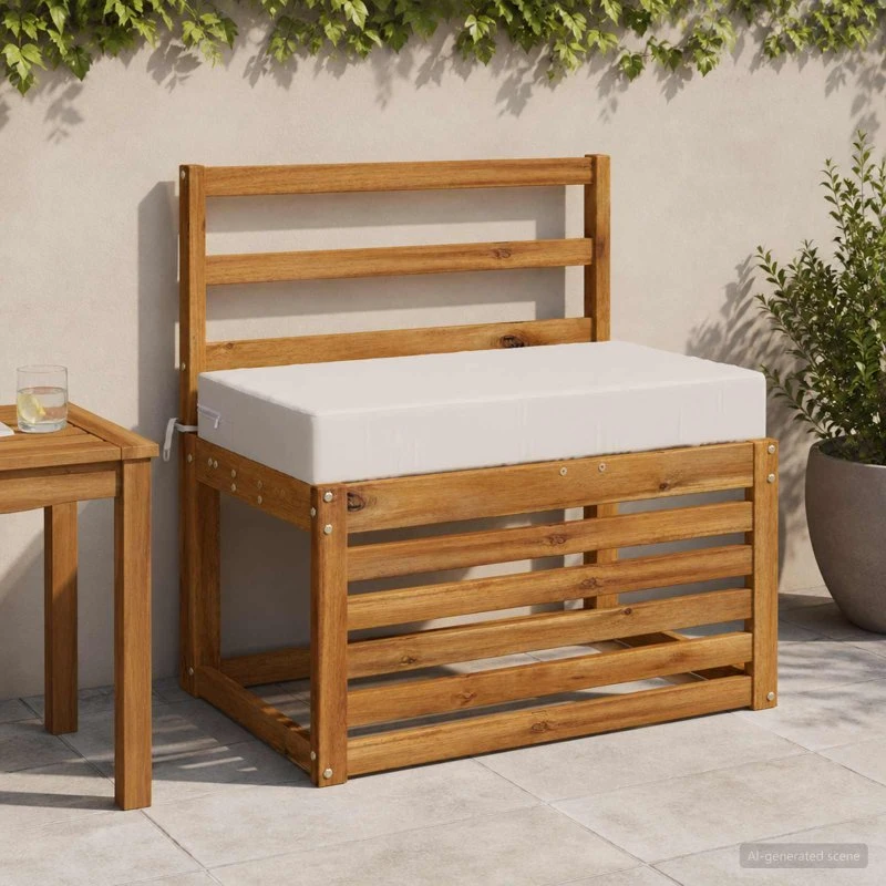 vidaXL Rygpude SOEST Hvid 70 x 40 x 10 cm