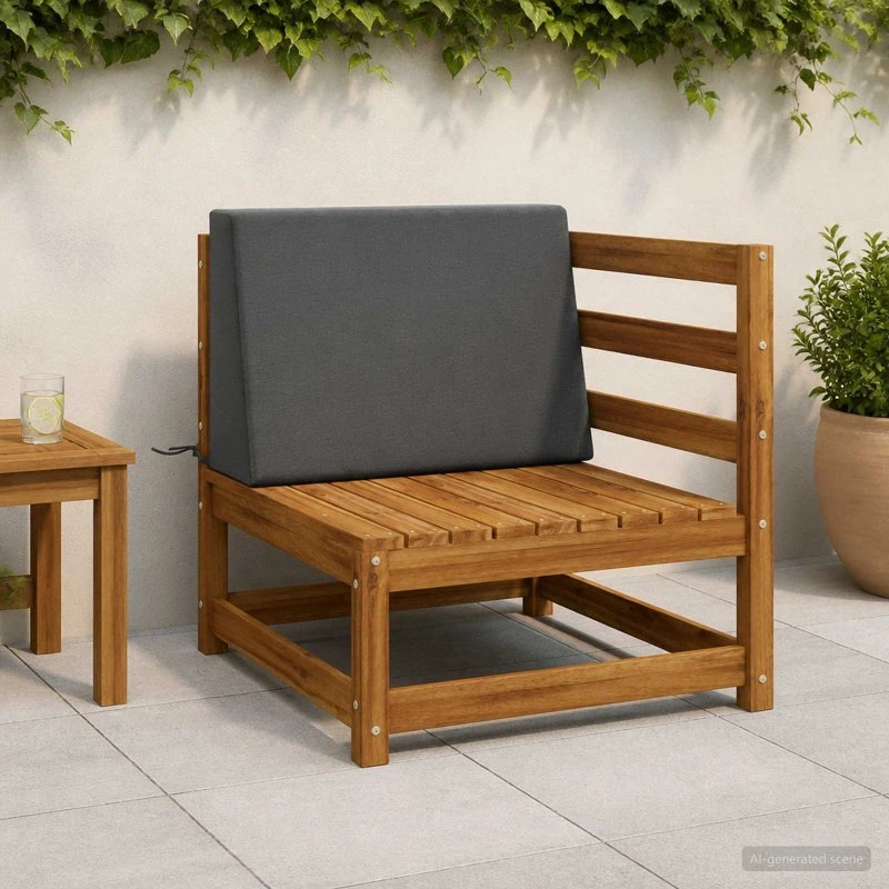 vidaXL Ryghynde SOEST Antracit 60 x 20 x 40 cm