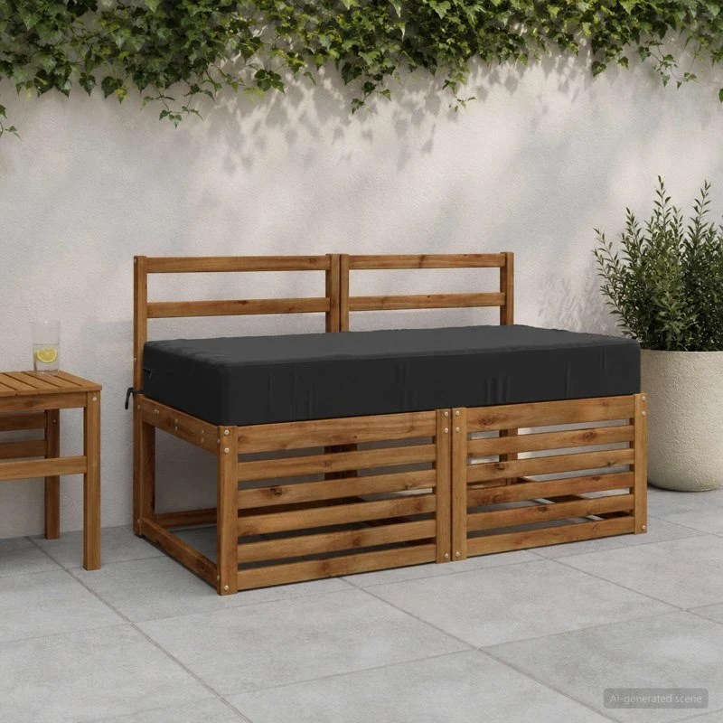 vidaXL Sædehynde SOEST Antracit 120 x 60 x 15 cm