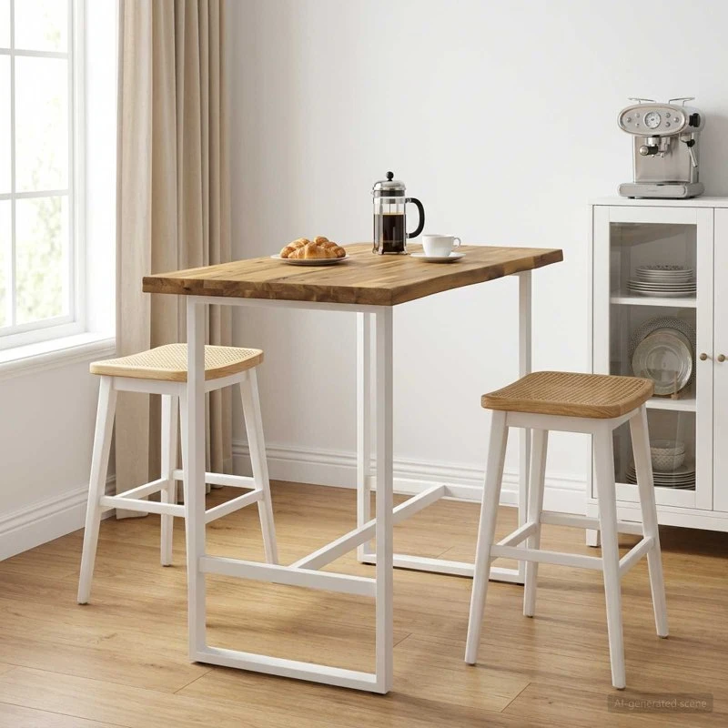vidaXL Rektangulært Bordplade i Akacietræ, 130 x 50 x 3,2 cm