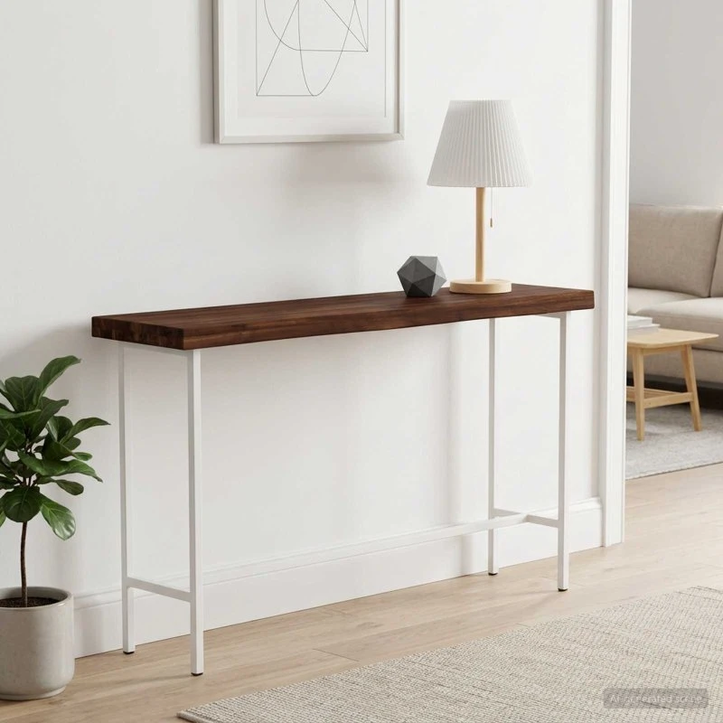 vidaXL Rektangulært Bordplade i Akacietræ 90 x 30 cm - Mørkebrun