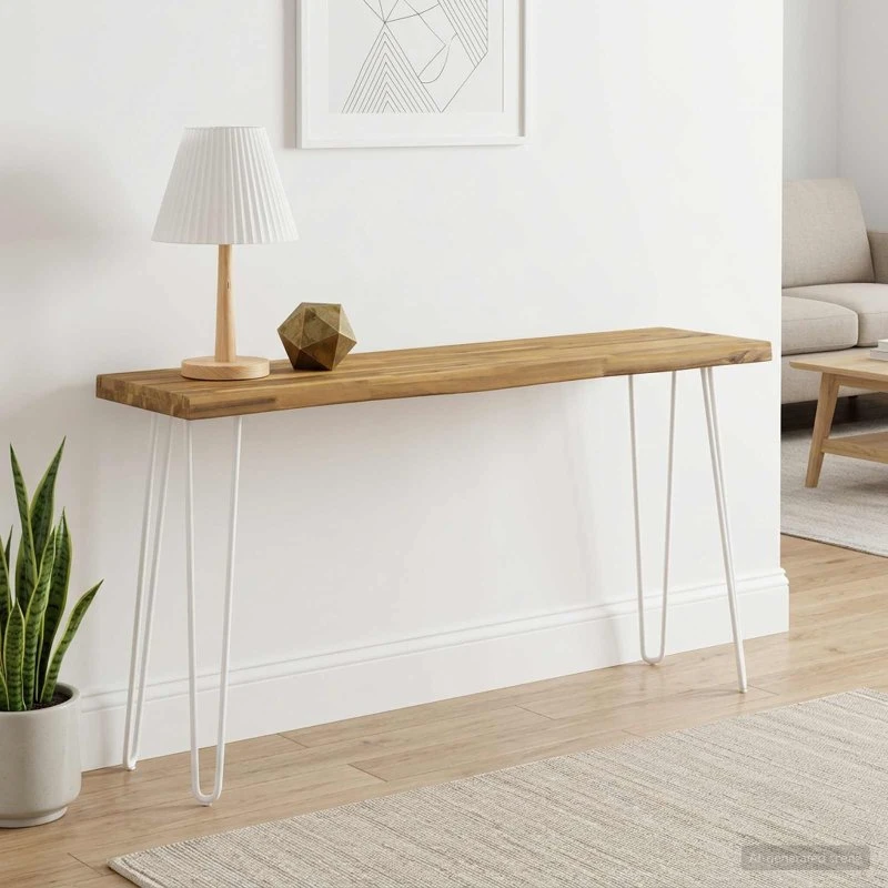 vidaXL Rektangulært Bordplade i Akacietræ 120 x 20 cm