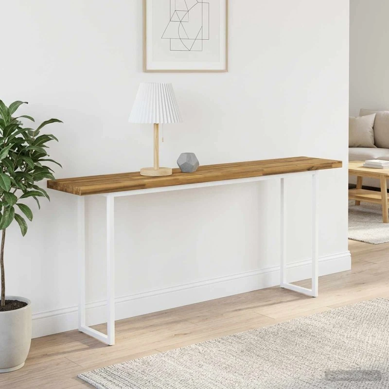 vidaXL Rektangulært Bord i Massivt Akacietræ 160 x 30 cm