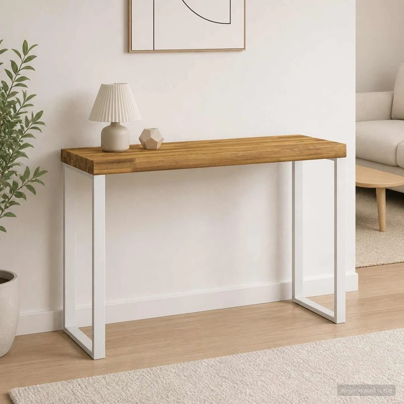 vidaXL Rektangulært bord i massivt akacietræ 40 x 30 x 3,2 cm