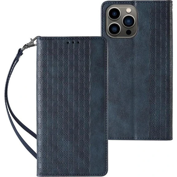 Hurtel Magnet Strap Case til Samsung Galaxy S23 Ultra - Blå