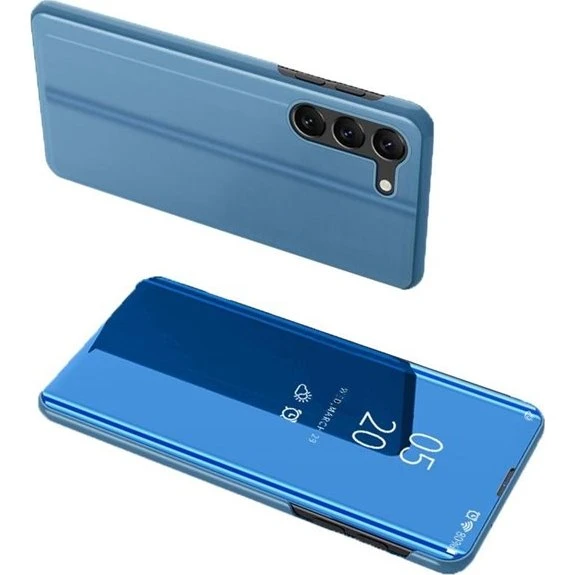 Hurtel Clear View Case til Samsung Galaxy S23+ - Blå
