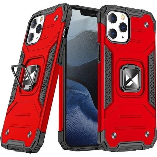 Wozinsky Ring Armor Cover til iPhone 14 Pro Max - Rød