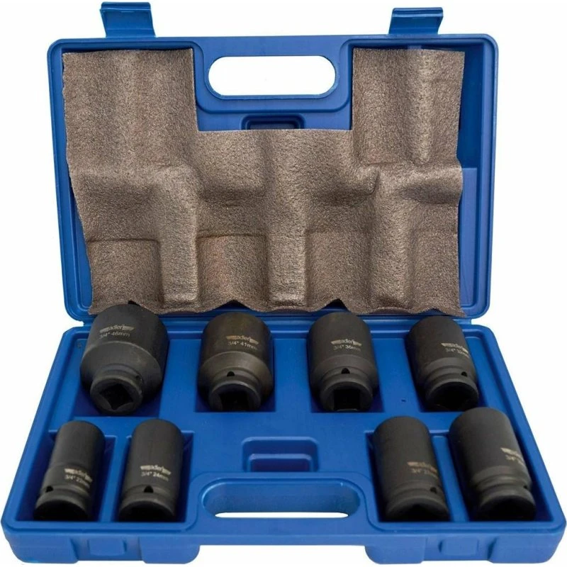 Adler Slagnøgletopsæt 3/4" - 8 dele (22-46mm)