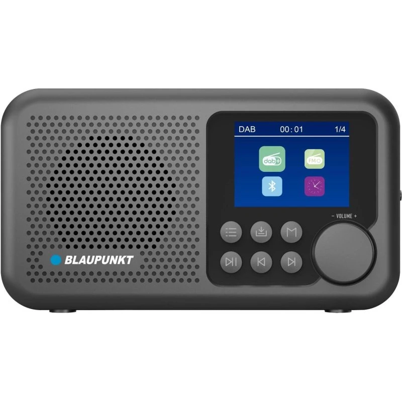 Blaupunkt DR8BK Bærbar Radio - DAB+, FM & Bluetooth - Sort