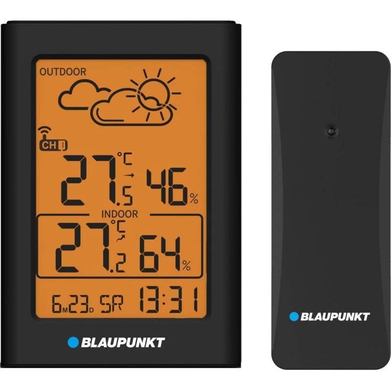 Blaupunkt WS15BK Vejrstation - Sort