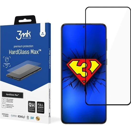 3MK HardGlass Max til Samsung Galaxy S23 5G