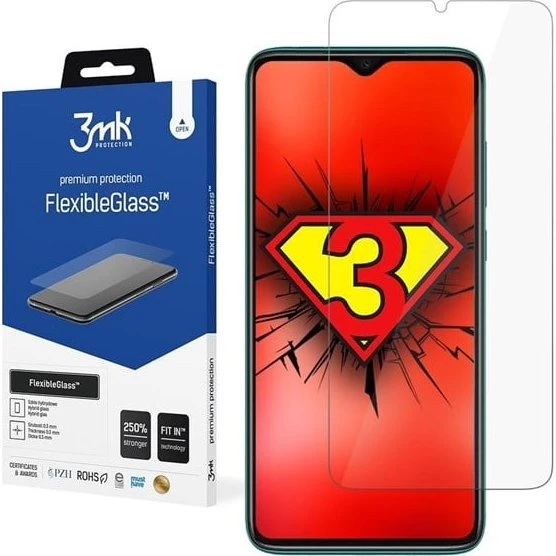 3MK FlexibleGlass Hybrid Glass til Xiaomi Redmi Note 8 Pro