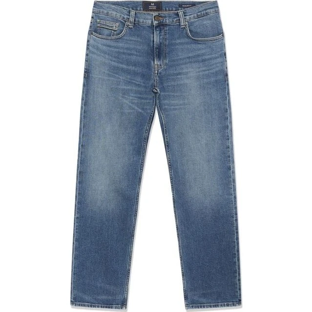 Matinique Mike Regular Fit Jeans - Mellemblå med stretch