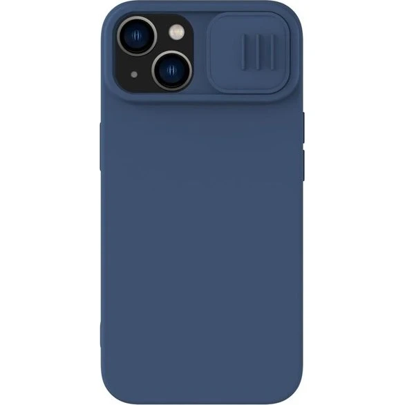 Nillkin CamShield Magnetic Silicone Case til iPhone 14 Plus - Blå