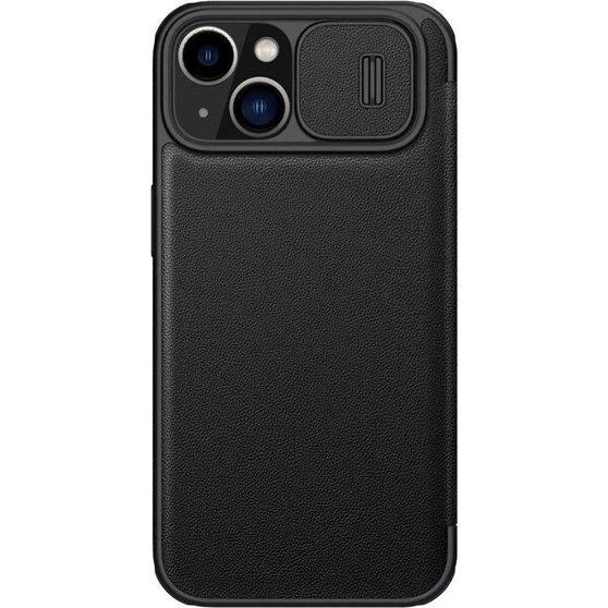 Nillkin Qin Leather Pro Case til iPhone 14 Plus - Sort
