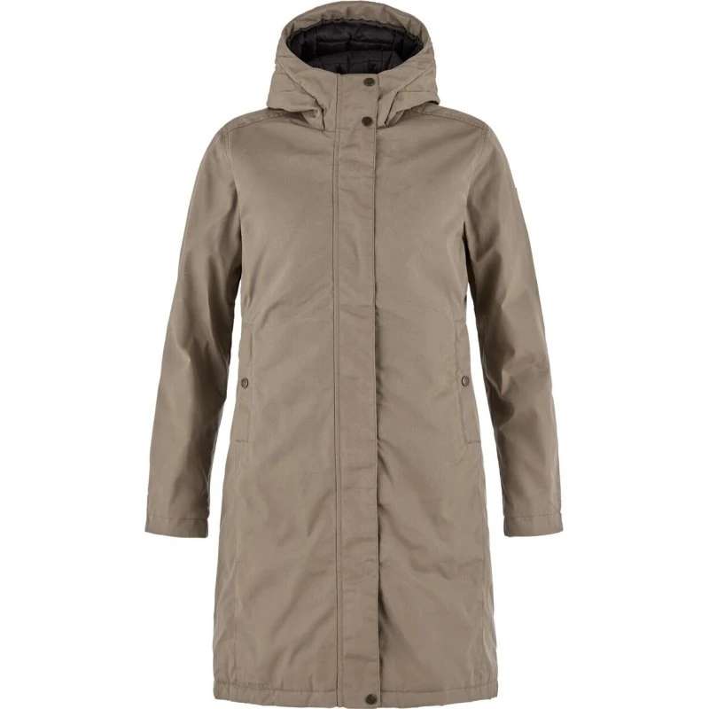 Fjällräven Kiruna Hydratic Padded Parka W - Suede Brown, S