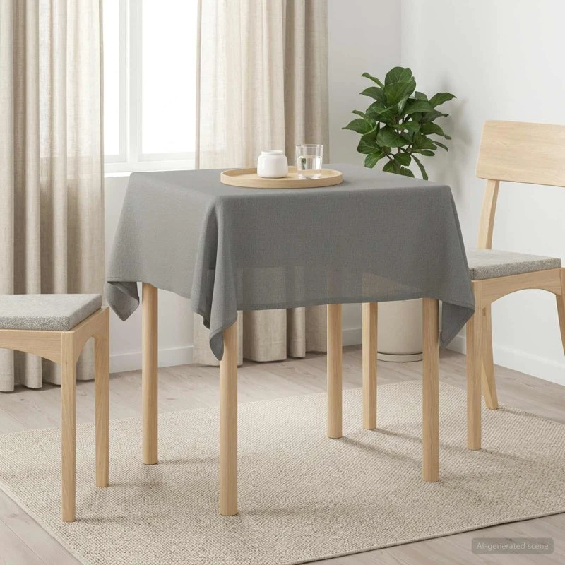 vidaXL Bordklæde 5 stk. Lysegrå 90 x 90 cm