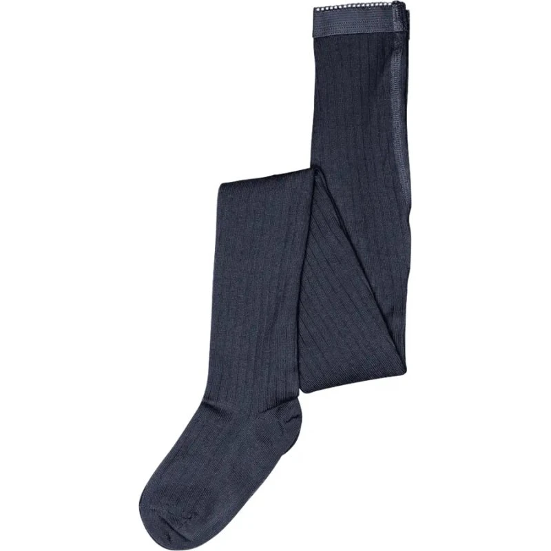 Merino uld strømpebuks til baby - rib, blød pasform