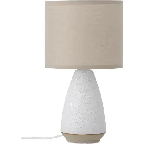 Bloomingville Paprica Bordlampe Ø15x27,5 cm, hvid/beige
