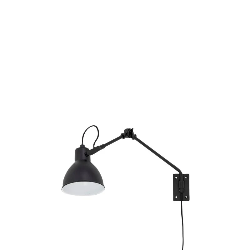Bloomingville Jili væglampe, sort metal 53×37×15 cm