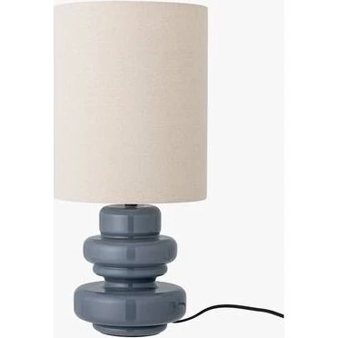 Bloomingville Fabiola bordlampe, blå glas 51 cm