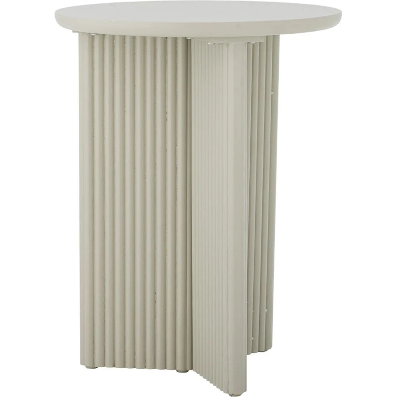 Bloomingville Edith sidebord, hvid fyrretræ Ø40×H50 cm