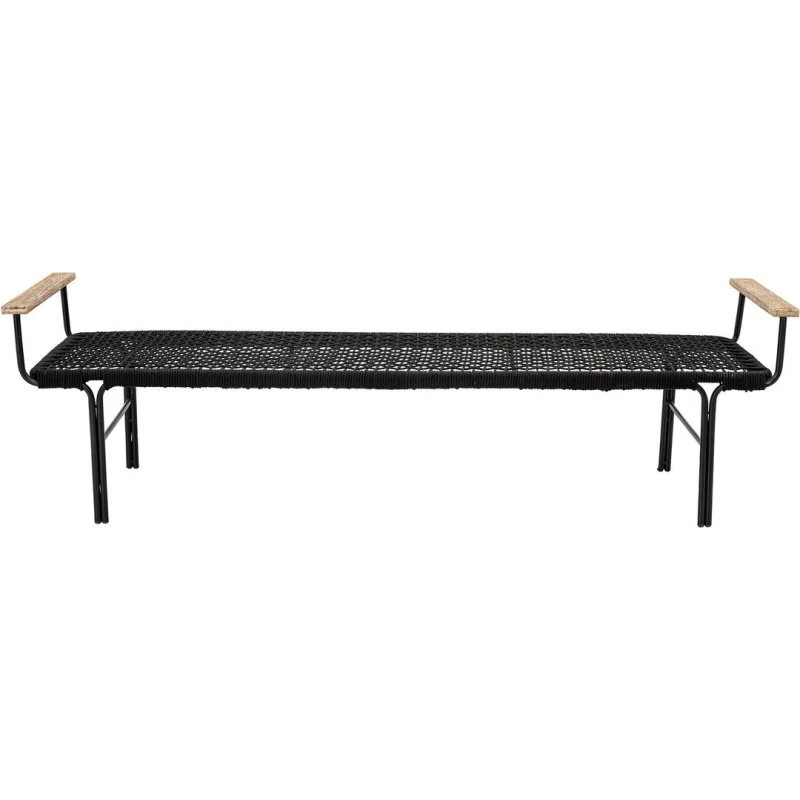 Bloomingville Mundo bænk, sort metal