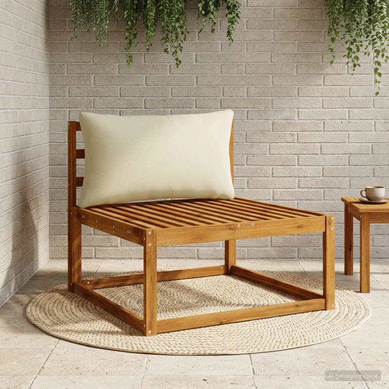 vidaXL Rygpude PUTTEN Lys grøn 80 x 40 x 15 cm