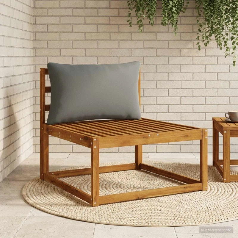 vidaXL Rygpude PUTTEN Antracit 70 x 40 x 15 cm
