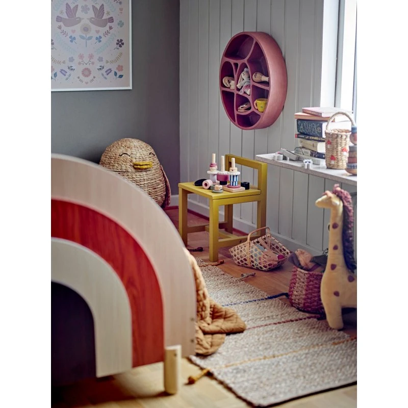 Bloomingville Palmer Hylde, Rød (Resin, Ø45 cm)