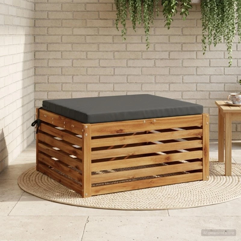 vidaXL SOEST Sædepude Antracit 80 x 80 x 5 cm