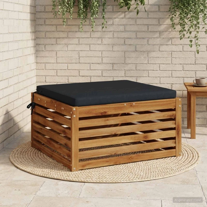 vidaXL SOEST Sædepude - Mørk blå - 80 x 80 x 5 cm