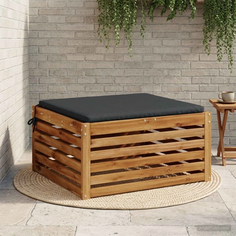 vidaXL SOEST Sædepude - Mørk blå - 60 x 60 x 3 cm