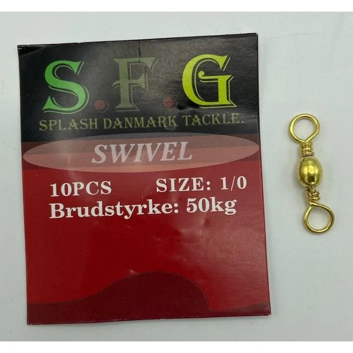 SFG Swivel Svirvler i messing - 12 stk. i pakken