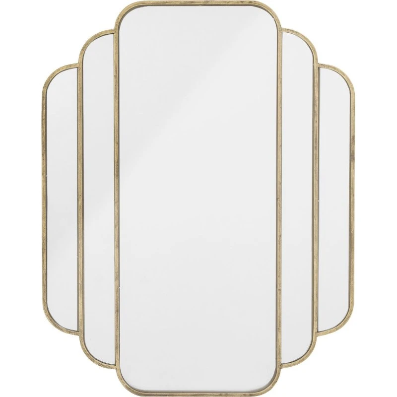 Bloomingville Mas vægspejl, brass metal 63x80 cm