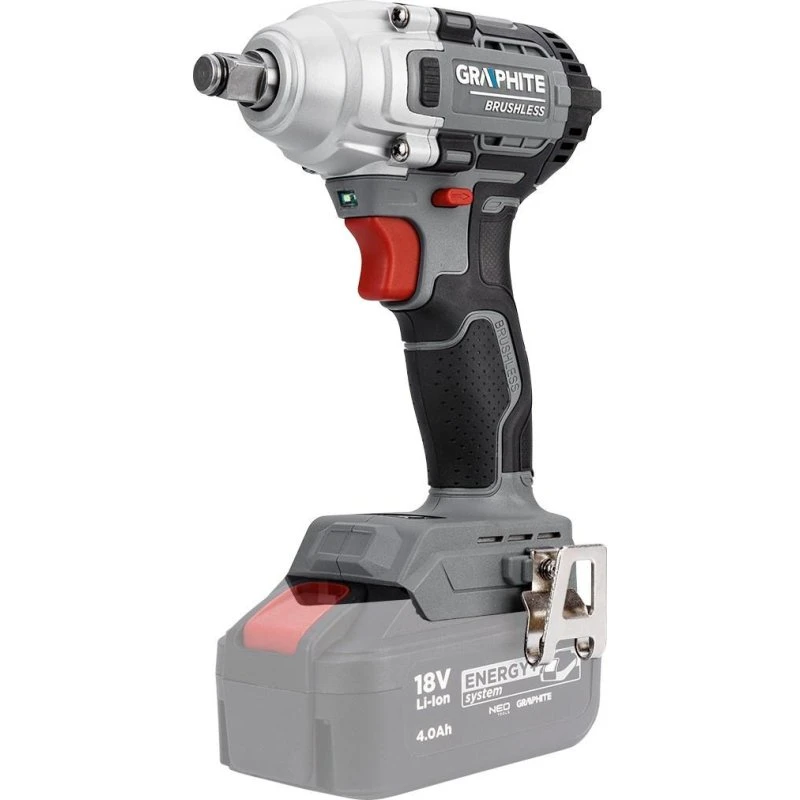 GRAPHITE Slagnøgle 18V 330 Nm 1/2" Energy+ Børsteløs