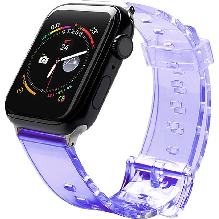 Hurtel Strap Light Silikone Rem til Apple Watch 42/44mm - Lilla